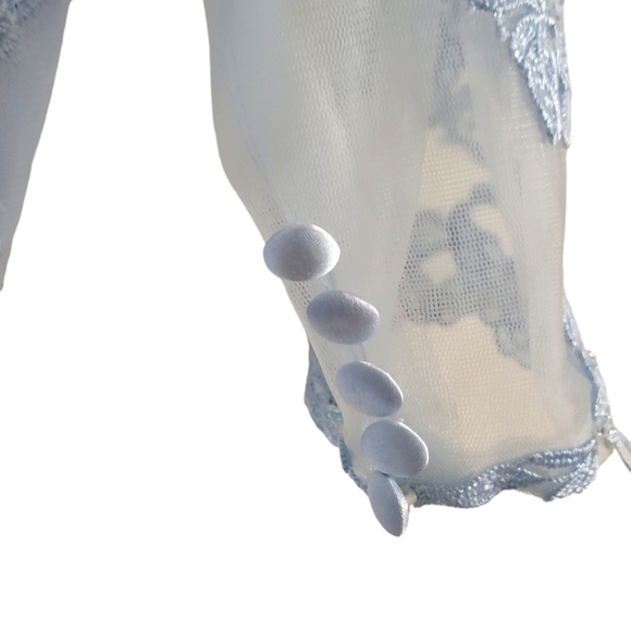 Blue Wedding/Ball Gown 35" Waist - Picture 8 of 8